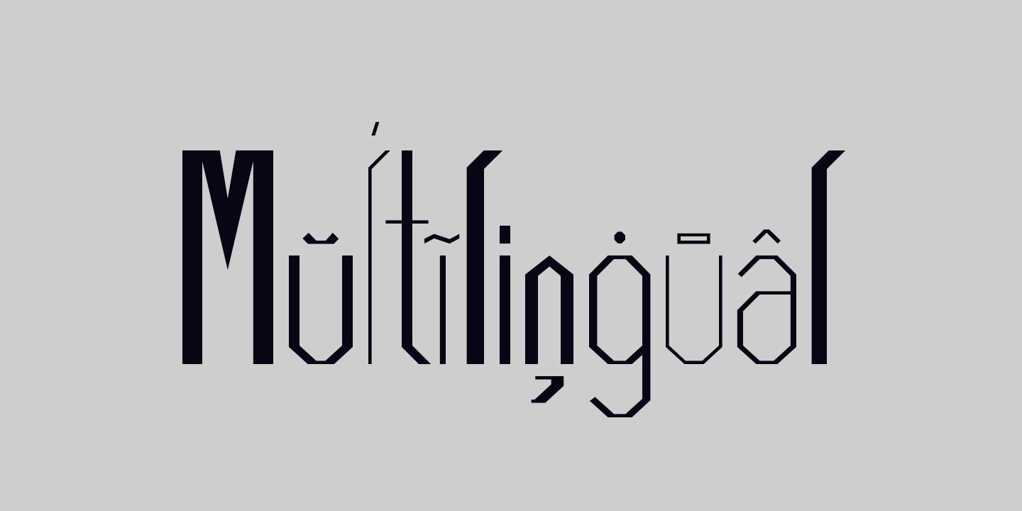 Ejemplo de fuente Lineam Bold Italic